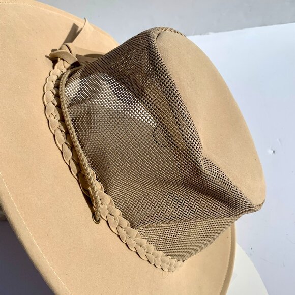 Kakadu Australia Soaka Breeze Hat 5H16 with Mesh Crown, Sand, Large NWT - Picture 3 of 11